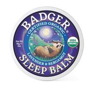 Badger Sleep Balm | Natural Aromatic Sleep Aid & Massage Balm | Sleep Care With Lavender and Bergamot Essential Oils | Calms The Mind & Relieves Stress | Cruelty & Gluten-Free (56g)