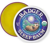 Badger Sleep Balm | Natural Aromatic Sleep Aid | Sleep Care with Lavender and Bergamot Essential Oils | Calms The Mind & Relieves Stress | Cruelty & Gluten-Free (56g)