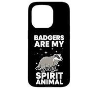 Badgers Are My Spirit Animal Case for iPhone 15 Pro