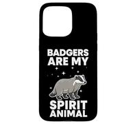 Badgers Are My Spirit Animal Case for iPhone 15 Pro Max