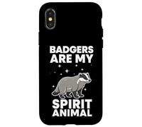 Badgers Are My Spirit Animal Case for iPhone X/XS