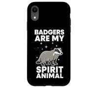Badgers Are My Spirit Animal Case for iPhone XR