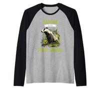Badgers Badger is My Spirit Animal Raglan Baseball Tee