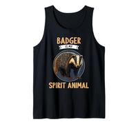 Badgers Badger is My Spirit Animal Tank Top
