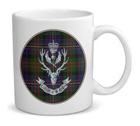 Badges On Mugs Queen's Own Highlanders - Personalised Mug