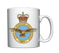 Badges On Mugs Royal Air Force Crest Personalised Mug - Queen's Crown