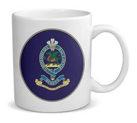 Badges On Mugs The Queen's Regiment - Personalised Mug