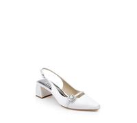Badgley Mischka women's Buena Pump, Soft White, 5 UK