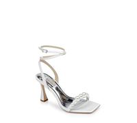 Badgley Mischka Women's Cailey Heeled Sandal, Soft White, 4 UK