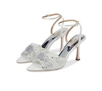 Badgley Mischka Women's Cameryn Heeled Sandal, Soft White, 4 UK