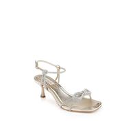 Badgley Mischka Women's Dandelion Heeled Sandal, Gold Leather, 8 UK