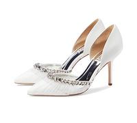 Badgley Mischka Women's Everley Pump Shoes, Soft White, 5.5 UK