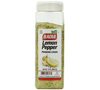 Badia Lemon Pepper 680.4g (1.5lbs) (Pack of 6) - American Import - Pimienta Limon - Gluten Free