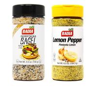 Badia Lemon Pepper Seasoning 184.3g and Badia Everything Bagel Seasoning 156g
