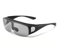 Badical 6849PP Flip-Up Fit-Over Sunglasses Polarised Photochromic Black/Smoke Medium