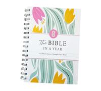 Badiman Bible Study Guide 52 Week Spiral Bound Journal Notebook Workbook with Easy Page Turning and Spacious Margins Suitable for Family Beginners Home, A5 14x21 cm