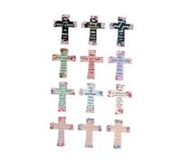 Badiman Cross Bookmark Bible Paper Metal Elegant Inspirational Practical for Christian Women Book Lovers Gift Home, Style A