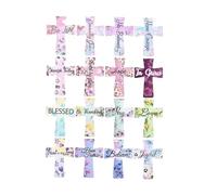 Badiman Cross Bookmark Bible Paper Metal Elegant Inspirational Practical for Christian Women Book Lovers Gift Home, Style C