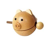 Badiman Traditional Knocking Drum for Meditation Crafted from Wood, piggy