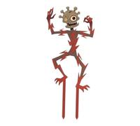 Badiman Zombie Halloween Yard Sign Spooky Iron Art Ornament for Party Lawn Walkway