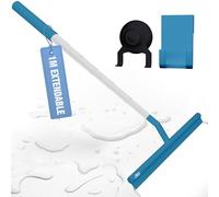 BADIONA Extendable Shower Squeegee & Window Cleaner - 100cm Telescopic Rod Incl. 2 Hook Equipment I Multi-Purpose Bathroom Squeegee for Shower, Squeegee Shower Cleaner, Shower Wiper, Silicone Squidgee