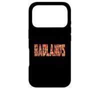 Badlands Colorful Rock Formations Classic Bold Lettering Case for iPhone 17 Pro