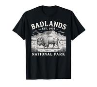 Badlands National Park Bison South Dakota Buffalo Souvenir T-Shirt