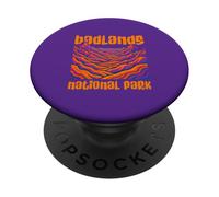 Badlands National Park Colorful Rock Formations Abstract PopSockets Adhesive PopGrip