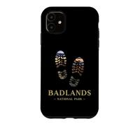 Badlands National Park Hike Hiking Boot Print Souvenir Case for iPhone 11