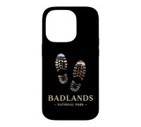 Badlands National Park Hike Hiking Boot Print Souvenir Case for iPhone 14 Pro