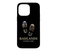 Badlands National Park Hike Hiking Boot Print Souvenir Case for iPhone 14 Pro Max