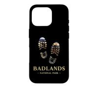 Badlands National Park Hike Hiking Boot Print Souvenir Case for iPhone 16 Pro