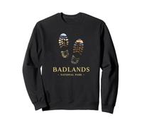 Badlands National Park Hike Hiking Boot Print Souvenir Sweatshirt