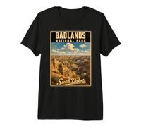 Badlands National Park, South Dakota Premium T-Shirt