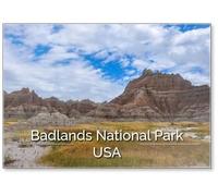 Badlands National Park, South Dakota, USA, Design 7, Fridge Magnet