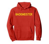 Badmeister Swimming Master Breast Lettering Men Women Pullover Hoodie
