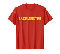 Badmeister Swimming Master Breast Lettering Men Women T-Shirt