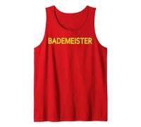 Badmeister Swimming Master Breast Lettering Men Women Tank Top