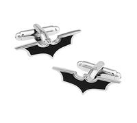 Badmen Super Hero Black Batmann Mark Cufflinks Men's Cufflinks for Groom Wedding Dress costume cosplay cufflinks with gift box