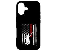 Badminton American Flag Distressed USA Patriotic Player Case for iPhone 17