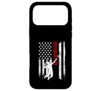 Badminton American Flag Distressed USA Patriotic Player Case for iPhone 17 Pro Max