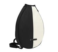 Badminton Backpack - Zipper Racket Storage Bag, Polyester Badminton Holder | Badminton Singing Bag with Adjustable Single Shoulder Strap for Cycling Hiking