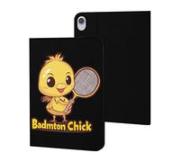 Badminton Chick Chicken Birdie Tablet Case Compatible with ipad Mini6 (8.3in) Protective Case Cover Tablet Stand Cover