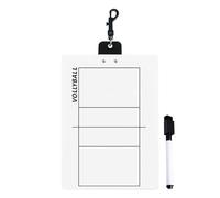 Badminton Clipboard, Sports Board - Double-Sided Whiteboard, Coaching Clipboards For Volleyball, Tennis, Ball, Demonstration | Ideal Training Sessions Classroom Court Drills Team Strategy