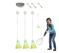 Badminton Coaches - Adjustable Single Player Badminton Coach Out Self-Learning Badminton for Playgrounds, Parks, Gardens, Courts Demaxiyad