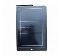 Badminton Coaching Blackboard， Multi-Sport Tactic Board One-Click Clear Lock Curved Edge 13.7x9.1in(Volleyball)