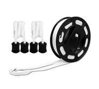 Badminton Court Line Set - 240x528 Inch Sports Marker, Webbing and ABS Material, Flexible Layout with Easy Storage Changing Boundaries | Multi-Sport Training Tool for Tennis, Volleyball, Basketbal