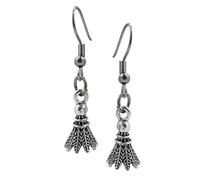 Badminton Earrings for Women - Shuttlecock Earring - Sports Lovers Jewelry - Asymmetric Earrings, M, Metal, No Gemstone