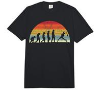 Badminton Evolution - Evolution of Man Racket Shuttlecock Comfort Colors Adult Heavyweight T-Shirt