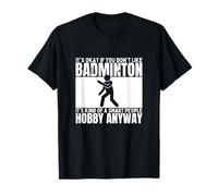 Badminton is for Smart People Shuttlecock Funny Badminton T-Shirt